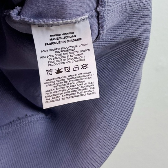 NWT Nike Sportswear Collection Reverse French Terry Vest Purple - Picture 9 of 9